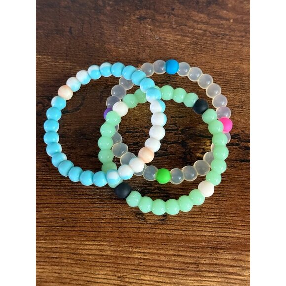 3 Silicon Beaded Bracelets - Picture 3 of 3